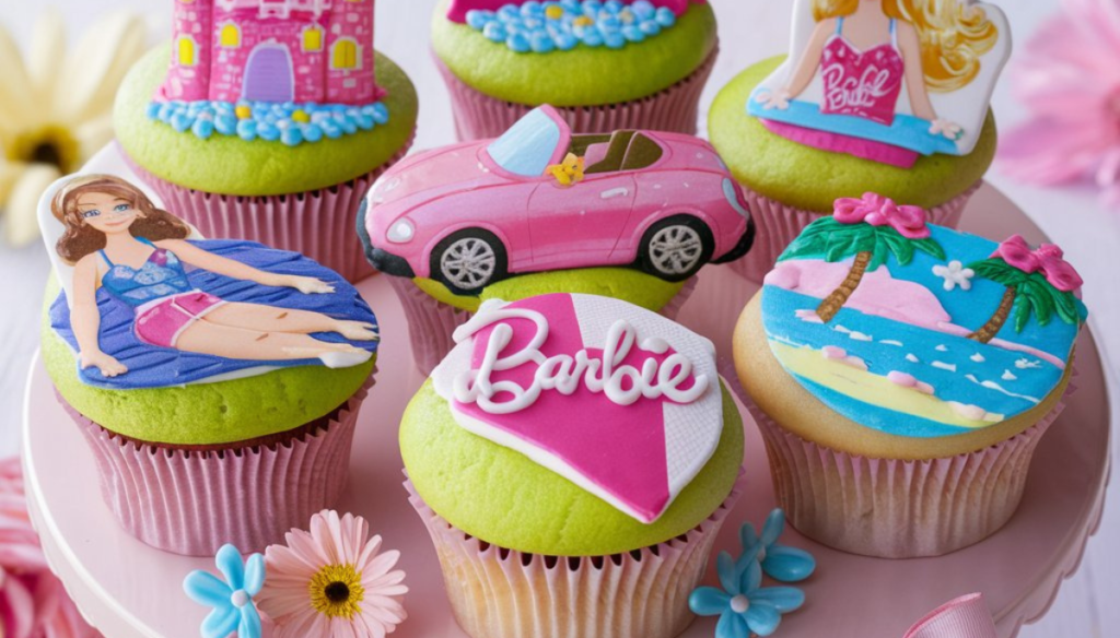 Barbie Themed Cupcakes